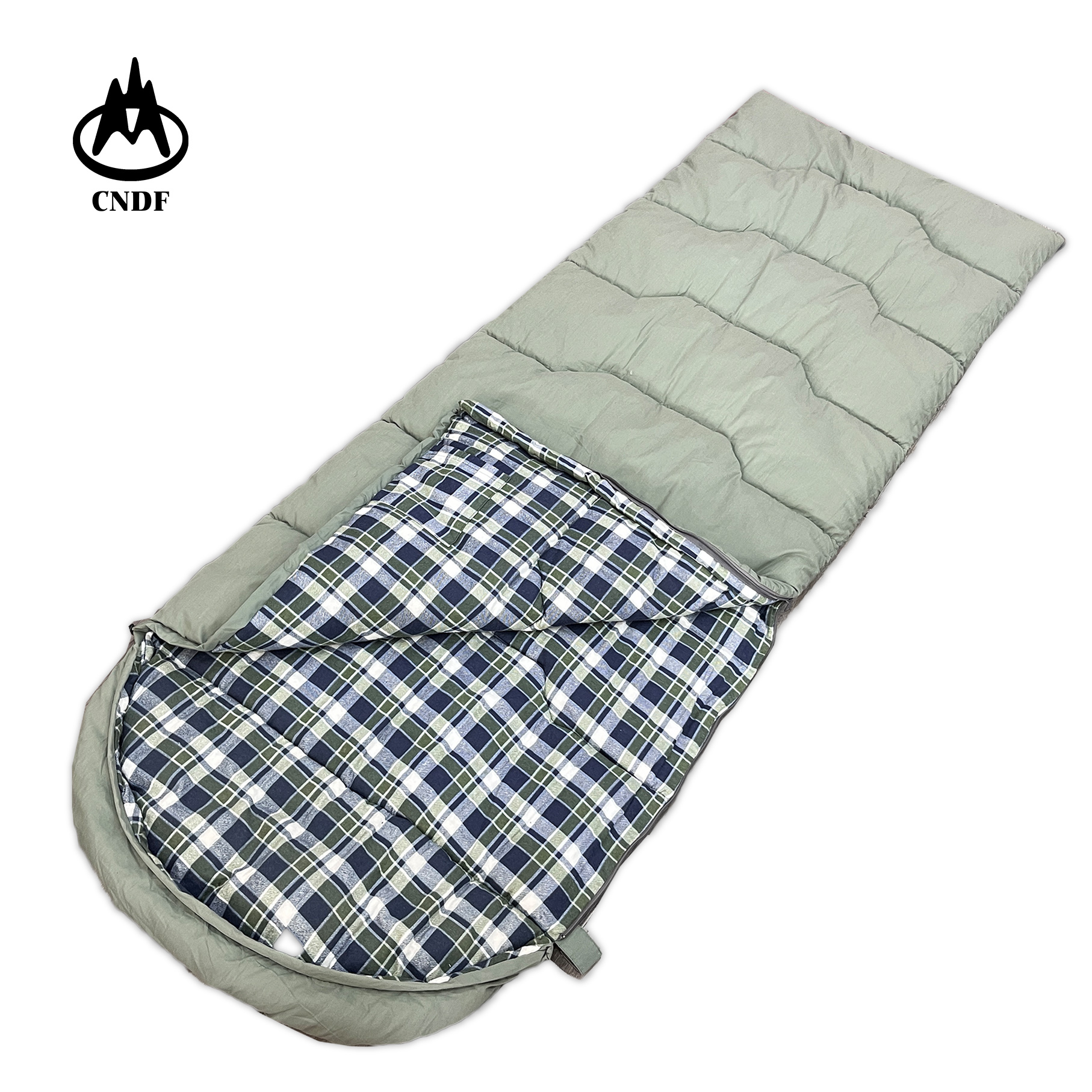 Dengfeng Outdoor Larger and Widen Envelope Single Adult Sleeping Bag Cozy and Comfortable