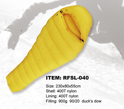 Down fill Sleeping bag