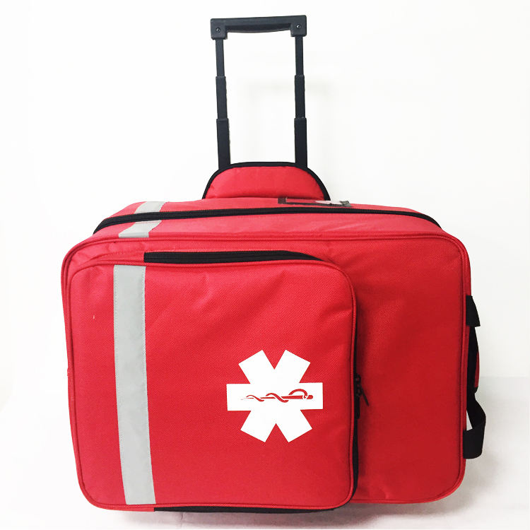 FIRST AID medical TROLLEY BACKPACK EMERGENCY KIT