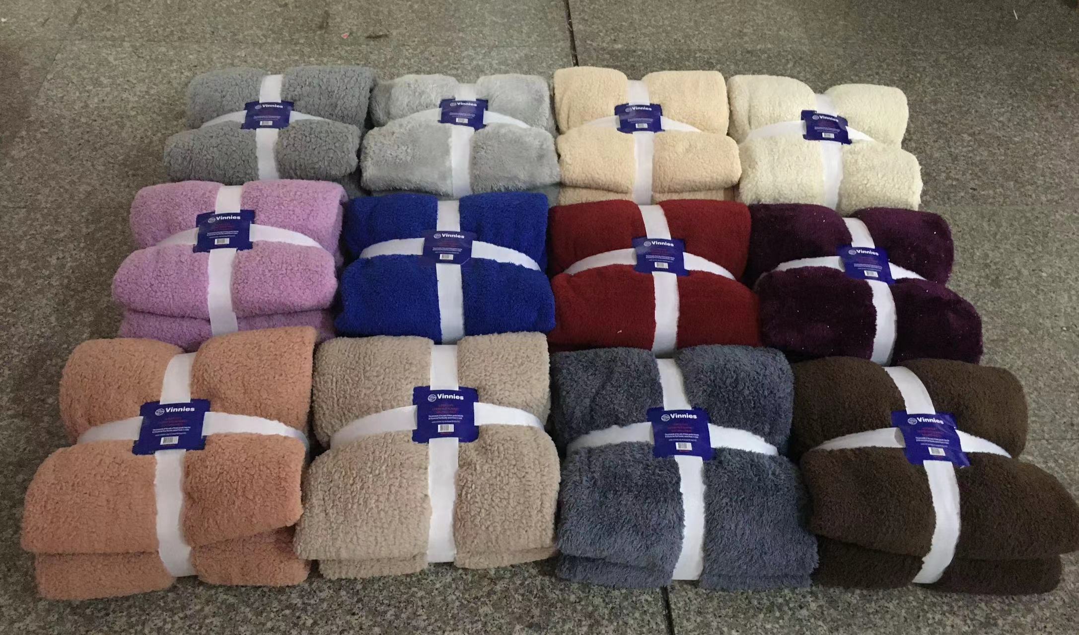 Teddy sherpa blanket