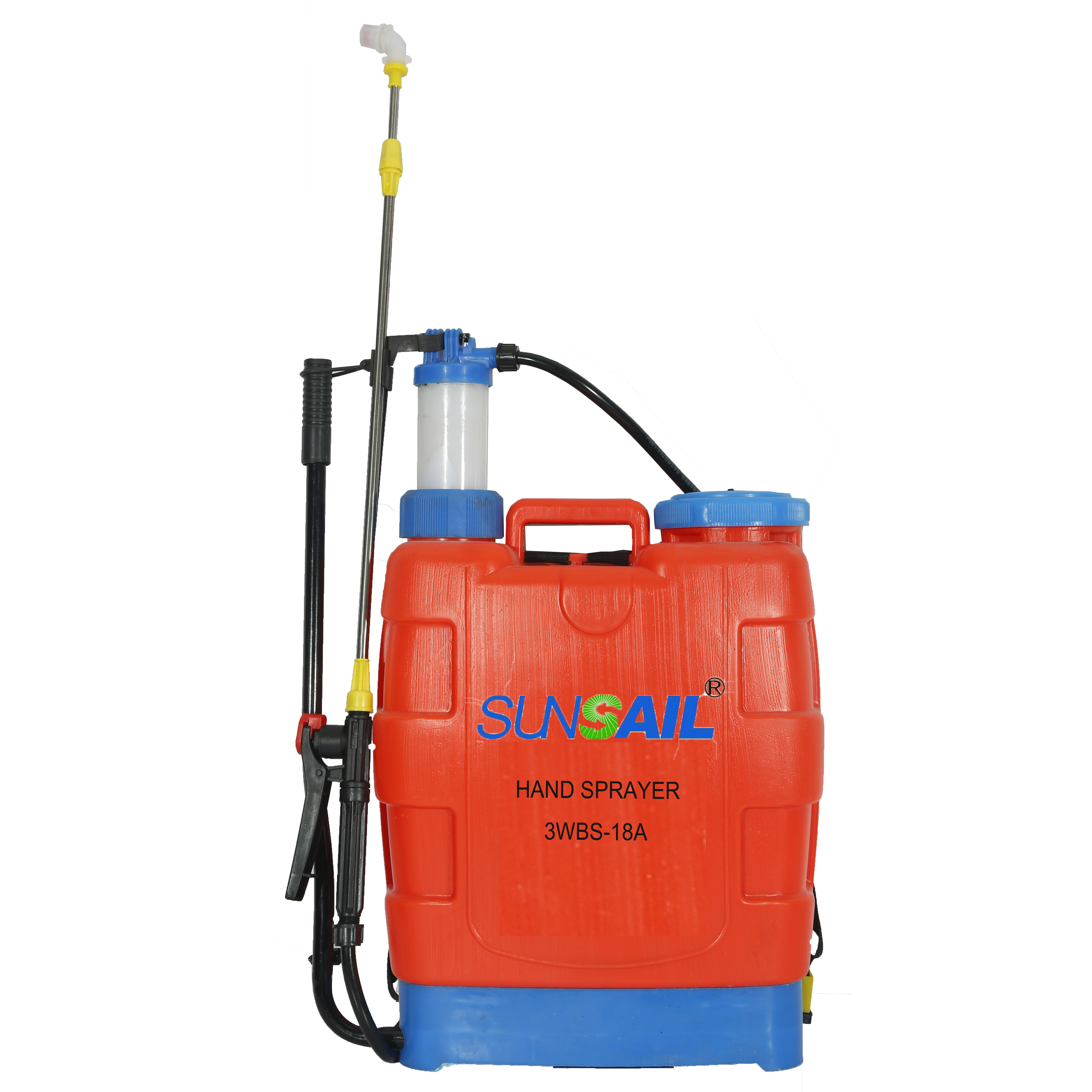 Hand backpack sprayer