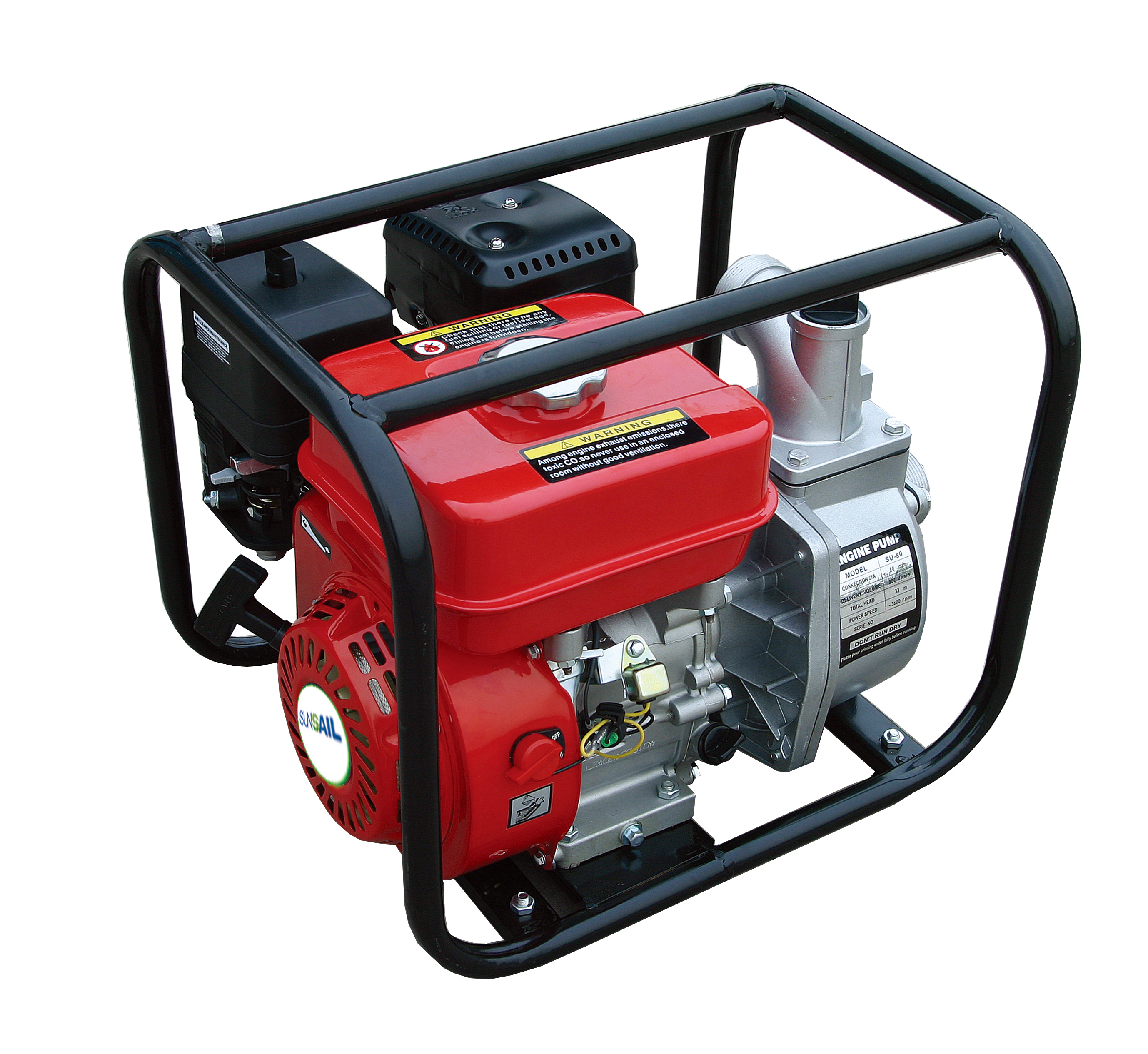 Gasoline water pump