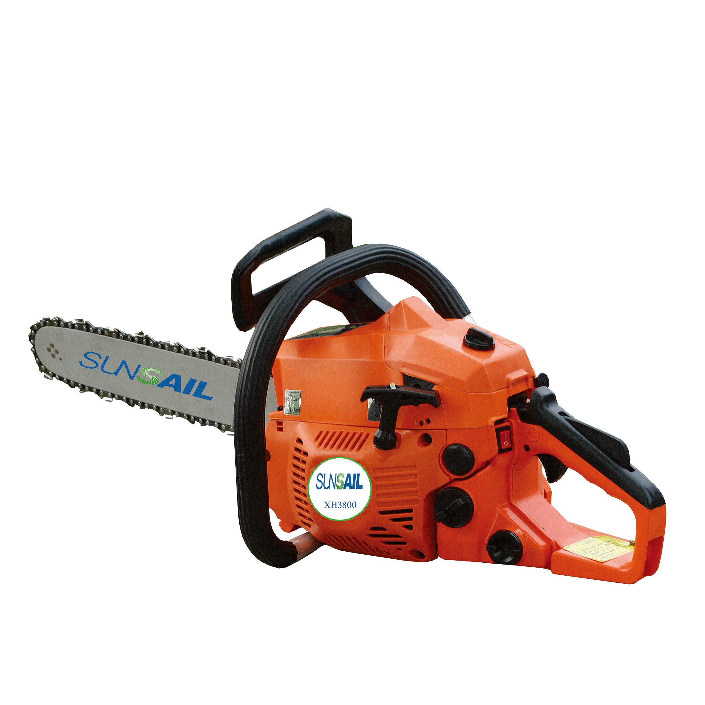 Portable gasoline chain saw