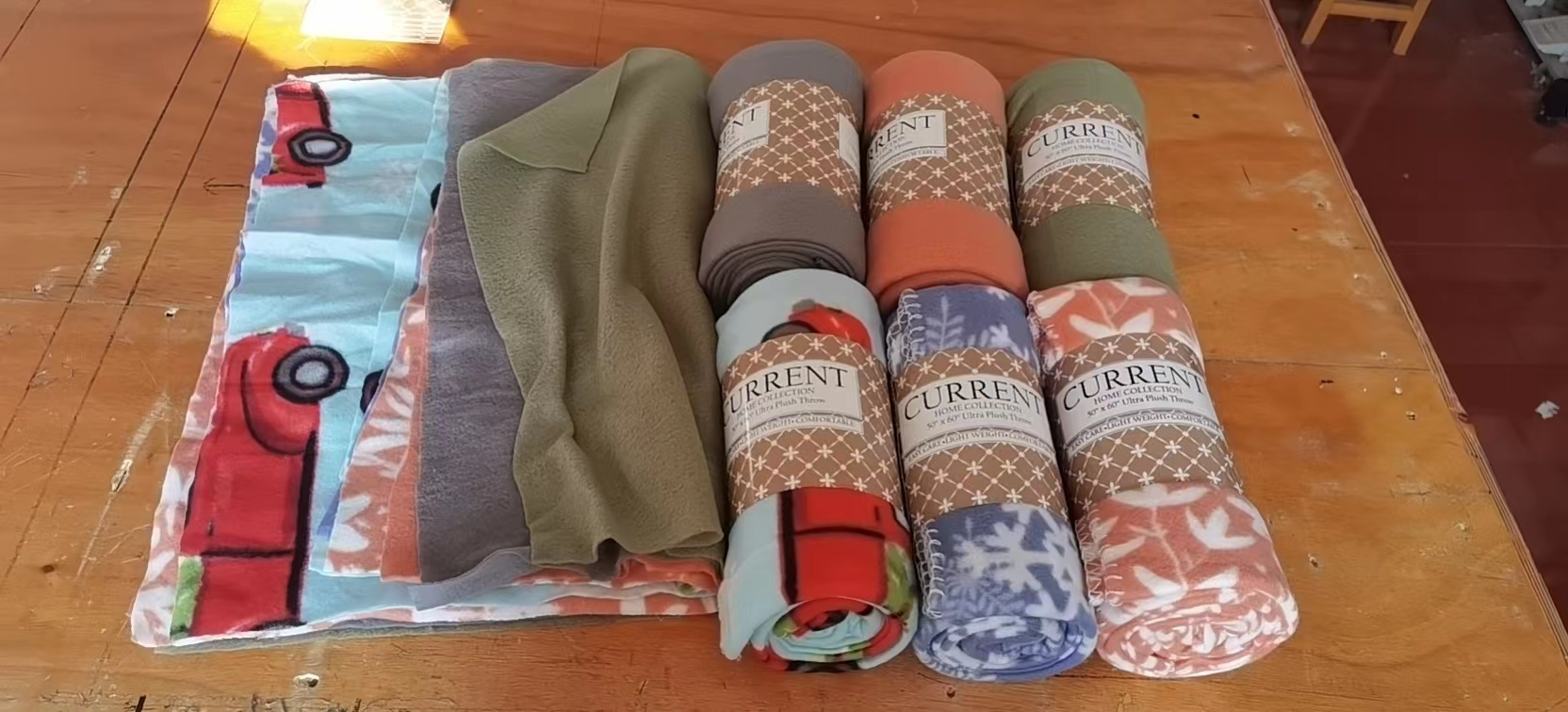 Polar fleece blanket