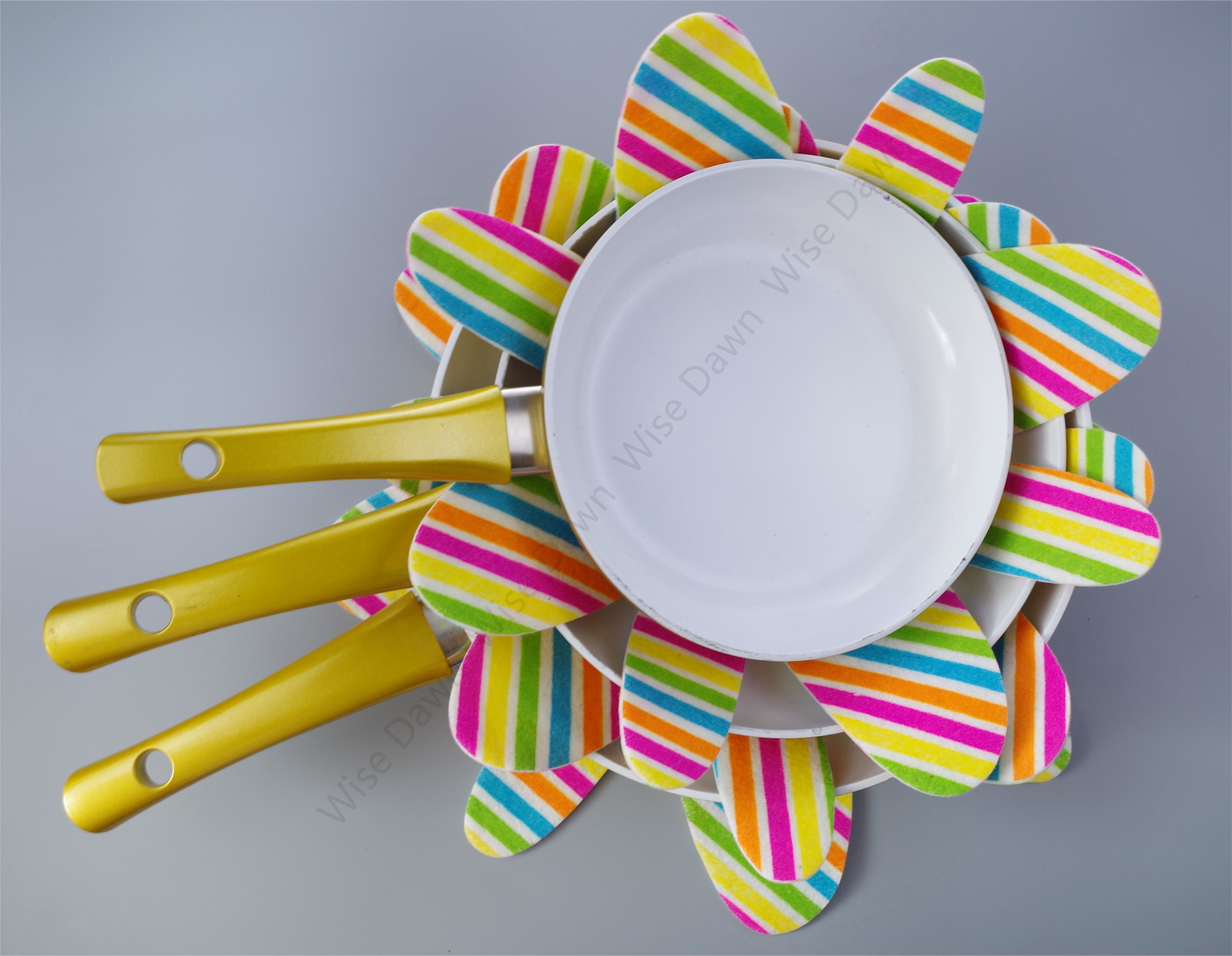 Printing Pan Protectors Nonwoven cookware protectors flower pan protectors