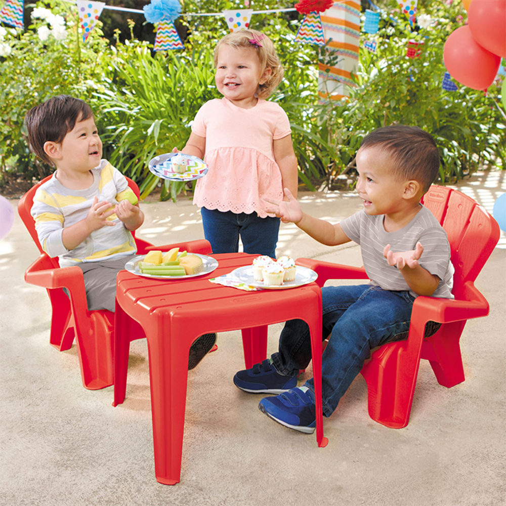 Kids adirondack square table