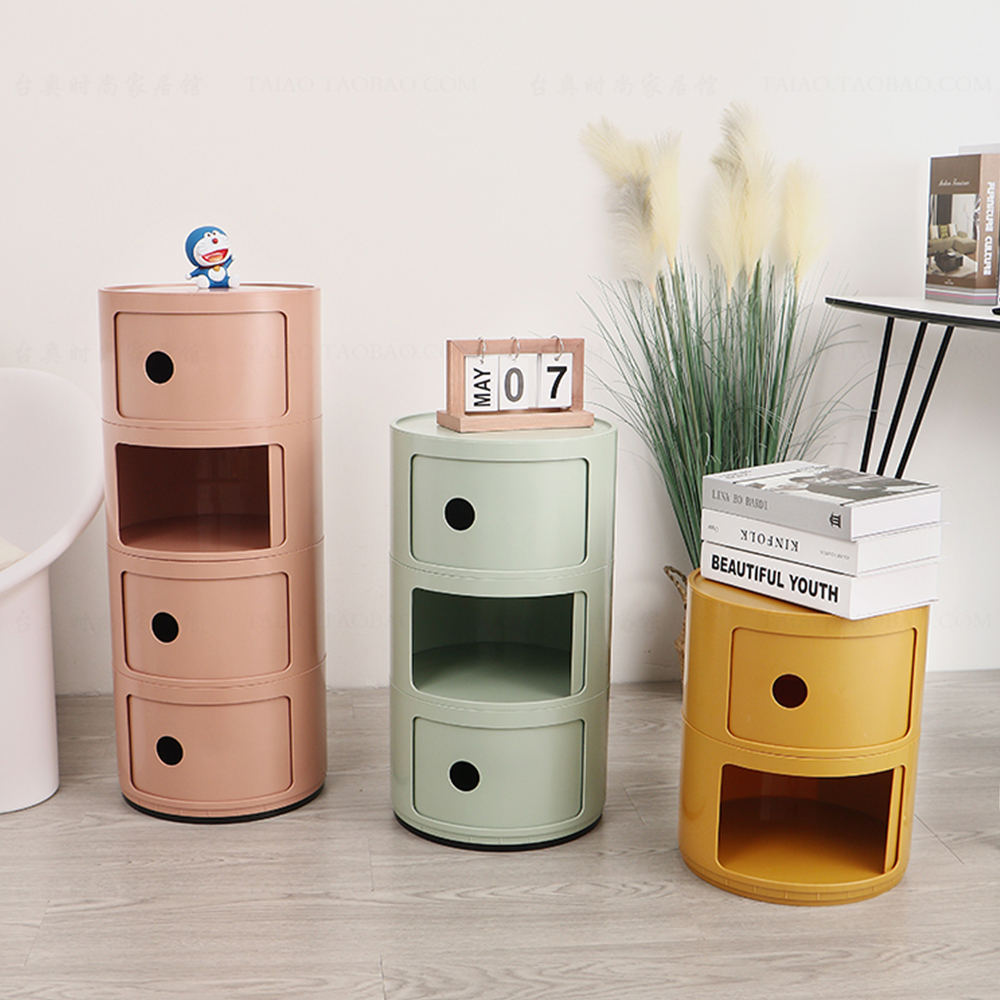 Round storage cabinet