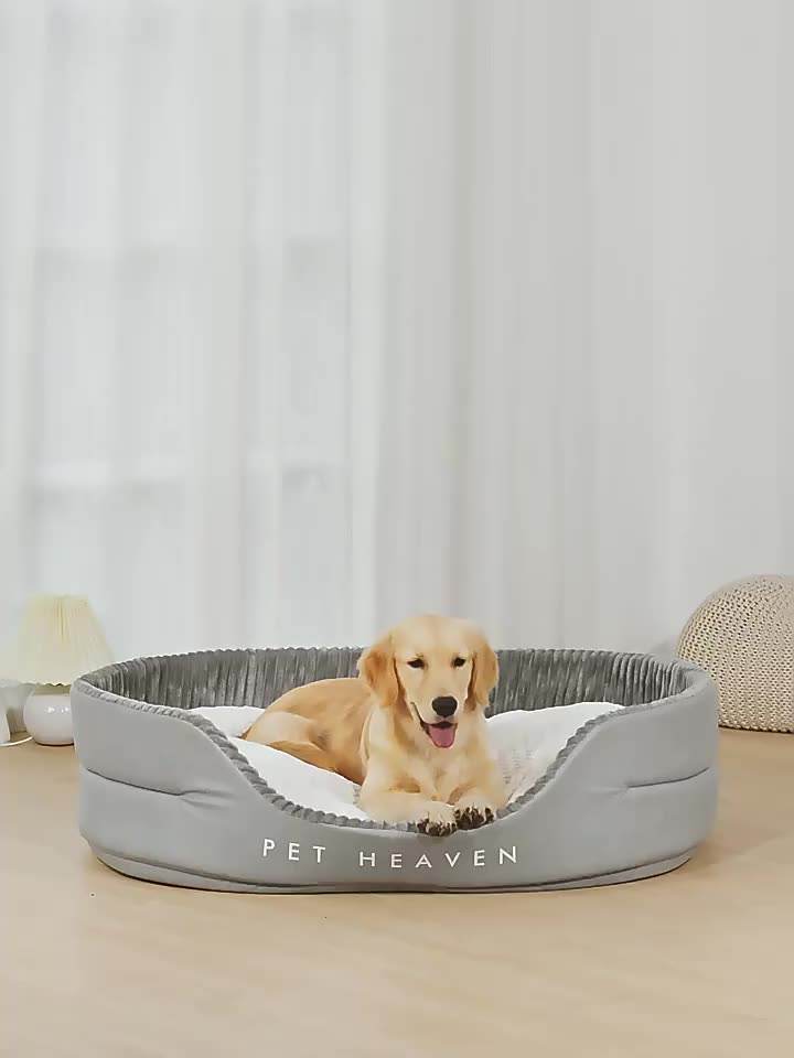 Readortextile Orthopedic Dog Bed Pet Bed Plush & Velvet Pet Sofa For Large Dogs