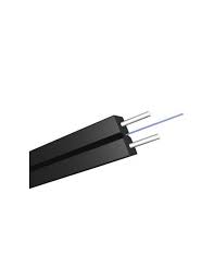 Flat FTTH Fiber Optical Drop Cable Multi Core