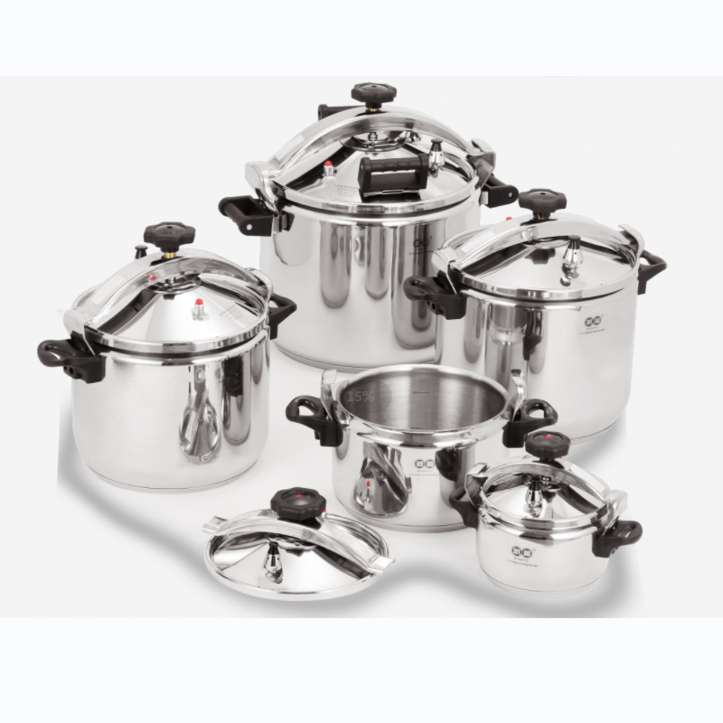 Household and Commercial Kitchen Induction Cookware Stainless Steel Explosion-proof Pressure Cooker
