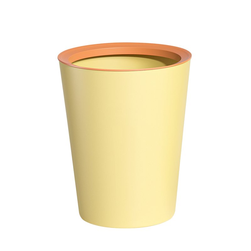 8.5l plastic garbage bin dustbin trashbin with ring to hold the garbage bag for home and office