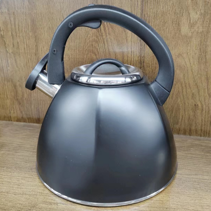 Stainless Steel Induction Kitchenware Whistling Kettle-Stainless Steel Lid