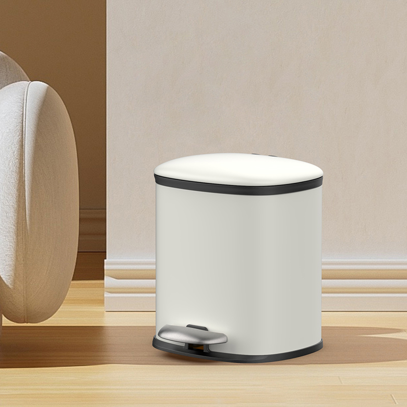 Sinoware 5L Metal Household Trash can with 2.5L+2.5L Recycle bin SW6980
