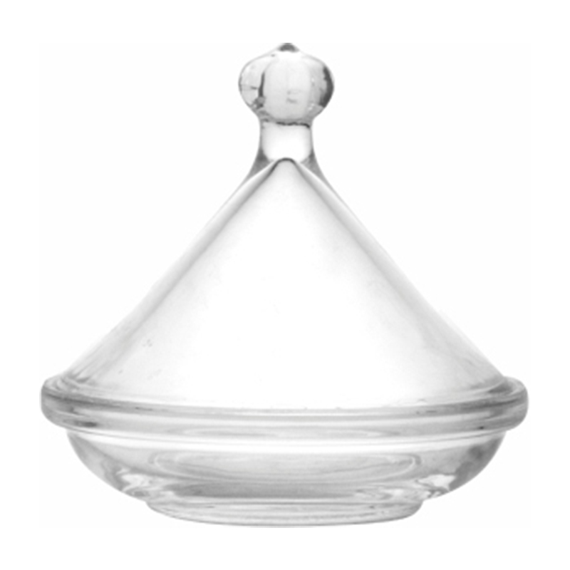 Crystal Candy Jar with Lid Christmas Crystal Candy Sugar Bowl Glass Sugar Box