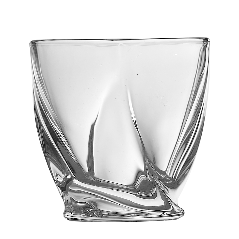 Whiskey Glass Twisted Crystal Whisky Glass Tumbler Wholesale Custom Wine Glasses Water Cup