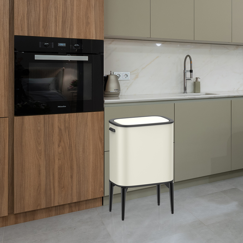 33L high feets touchless automatic dustbin rectangular intelligent smart sensor bin SW6955H