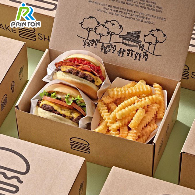 Corrugated Hamburger Box