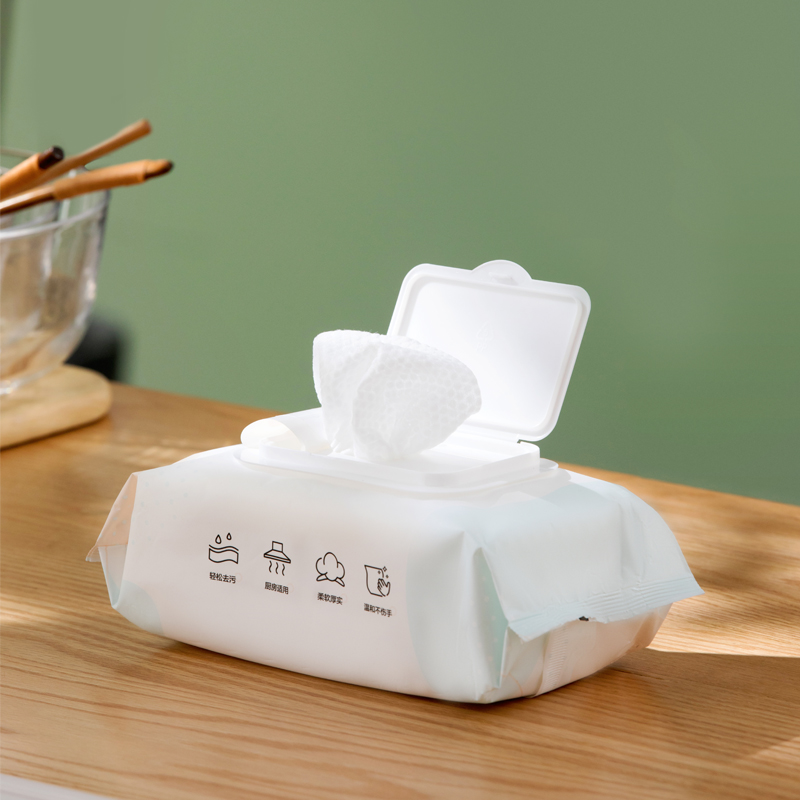 Disposable wipes drying wipes super absorbent edgeless white rags for kitchen