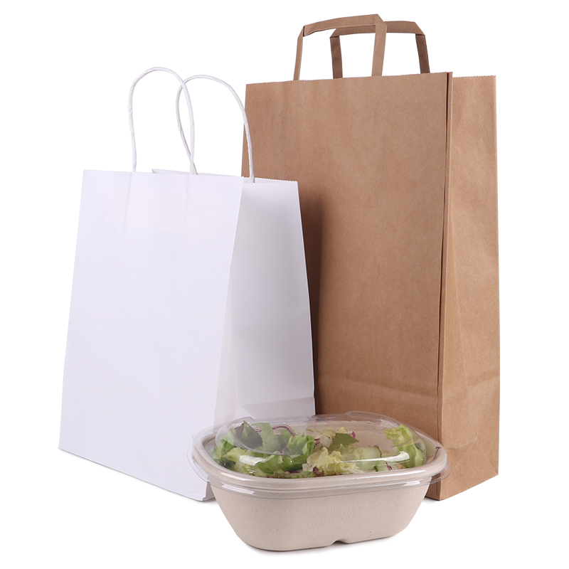 Twist & Flat Handle Paper Bag