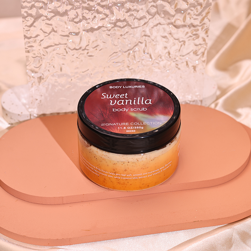 Sweet vanilla scrub