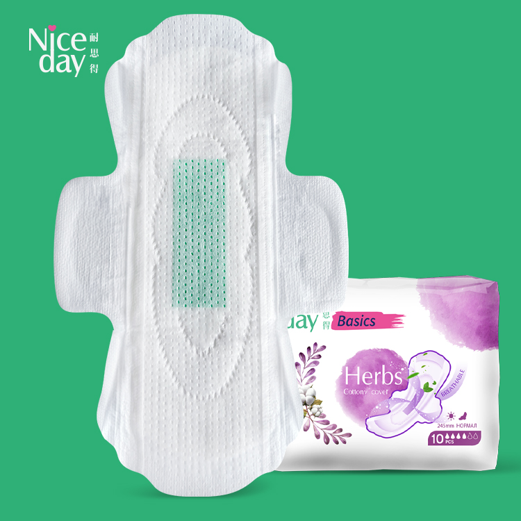 Niceday healthy herb infused sanitary pads good quality soft feminine pads