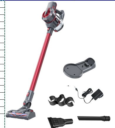 Cyclone 2 in 1 rechargeable vacuum cleaner