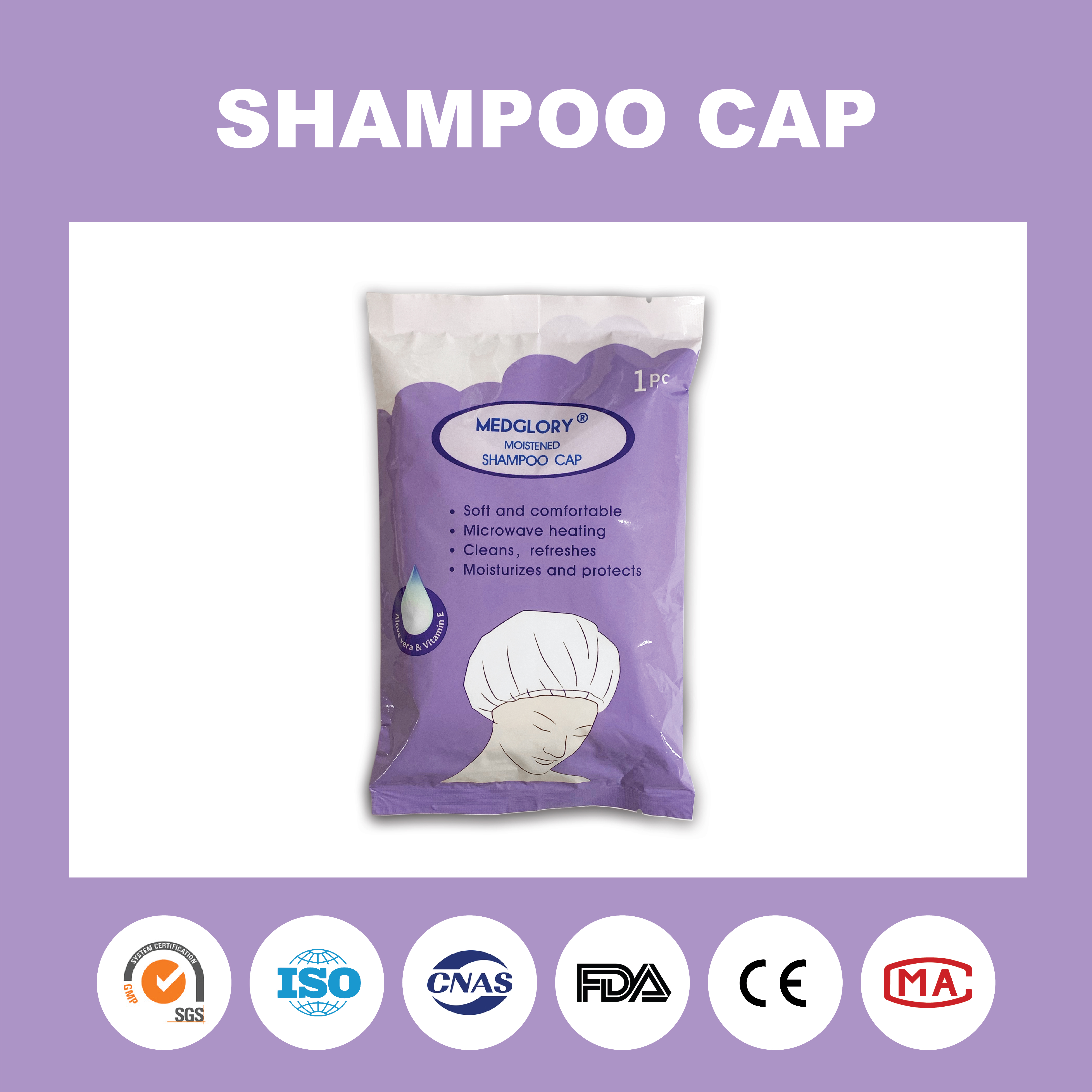 No-rinse Shampoo Cap with Conditioner