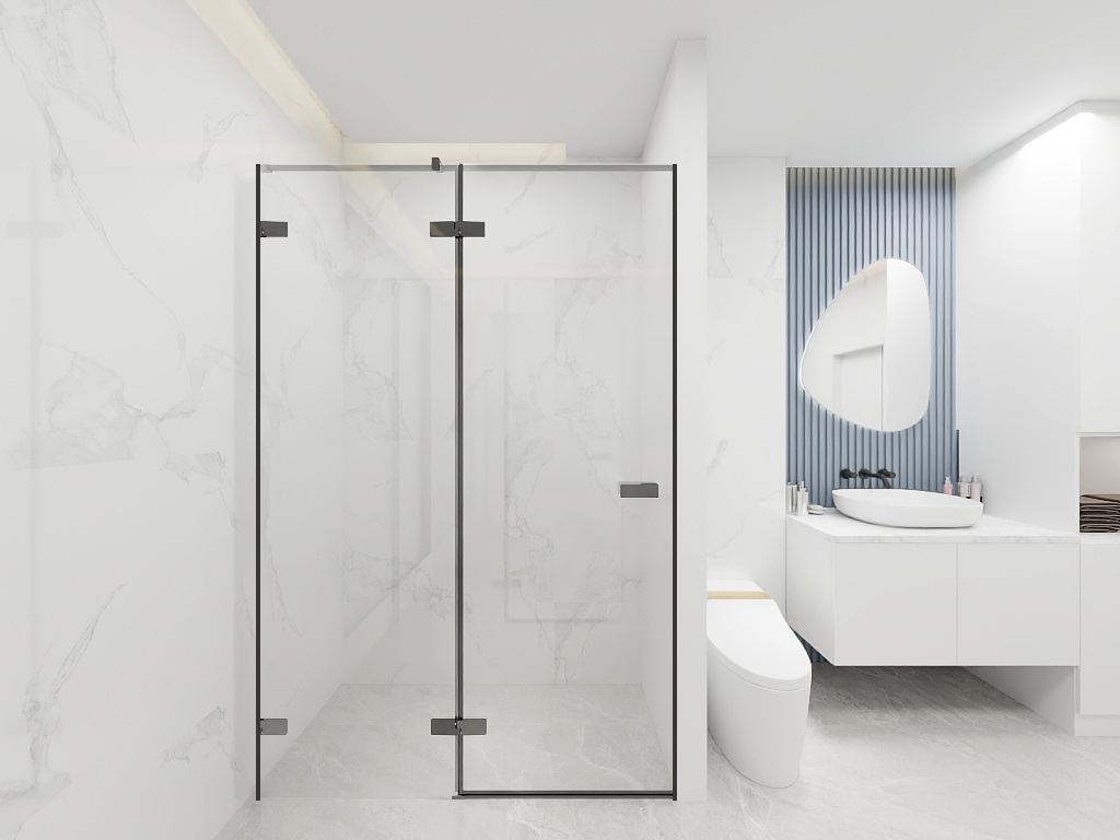 DQ2-H721A shower screens, shower doors, shower enclosures, shower cubicle, shower tray, bath screen