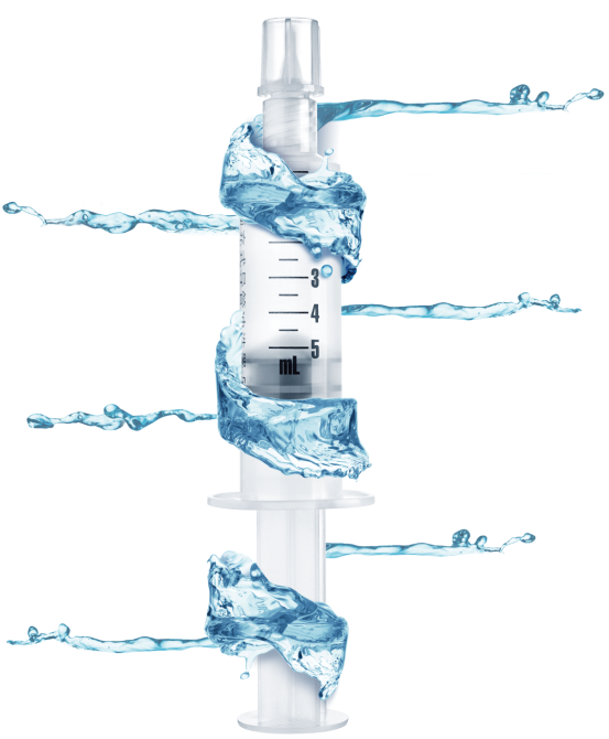 Pre-filled flush syringe