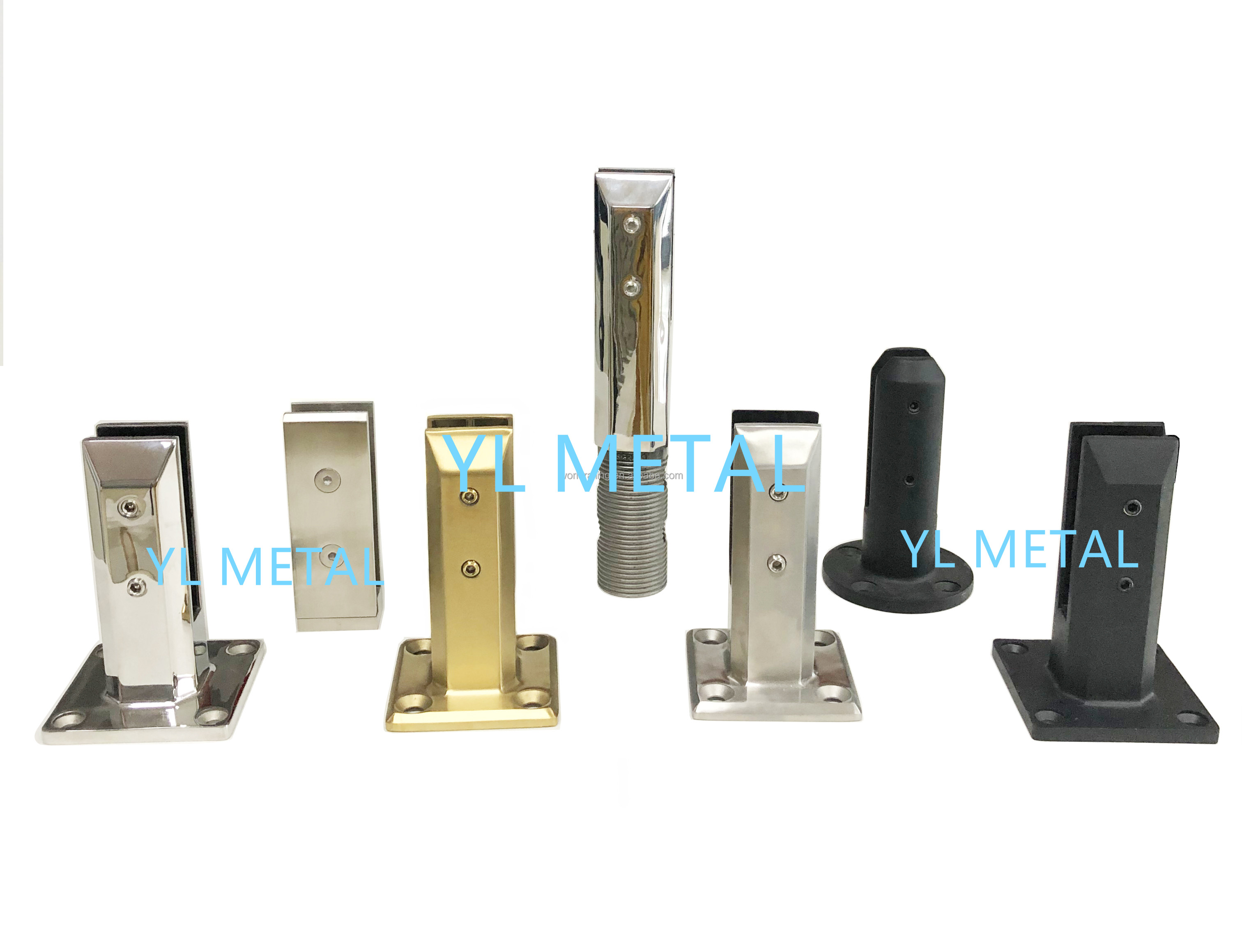 YL Excellent View In Stock Stainless 316 2205 Square Frameless Glass Spigot Balustrade Glass Railing
