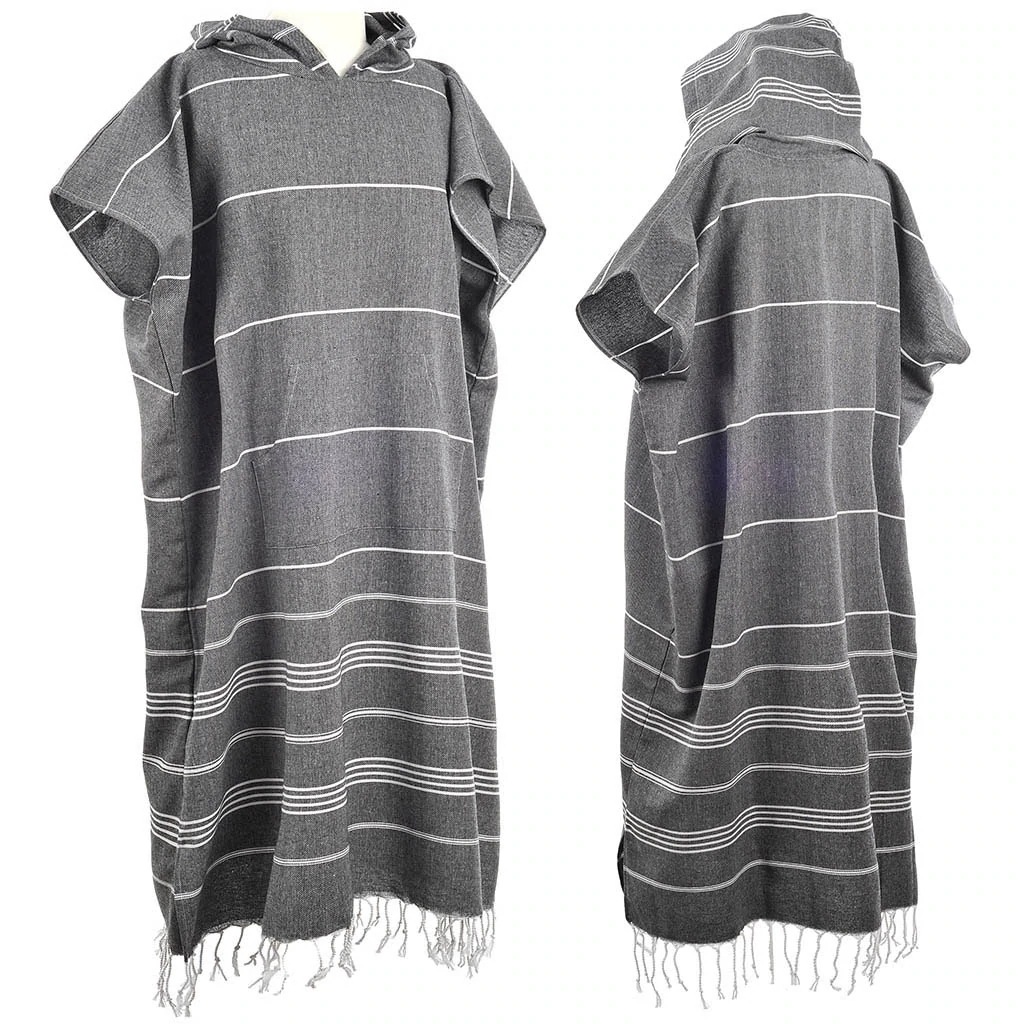 Adult Hooded Poncho with tassle