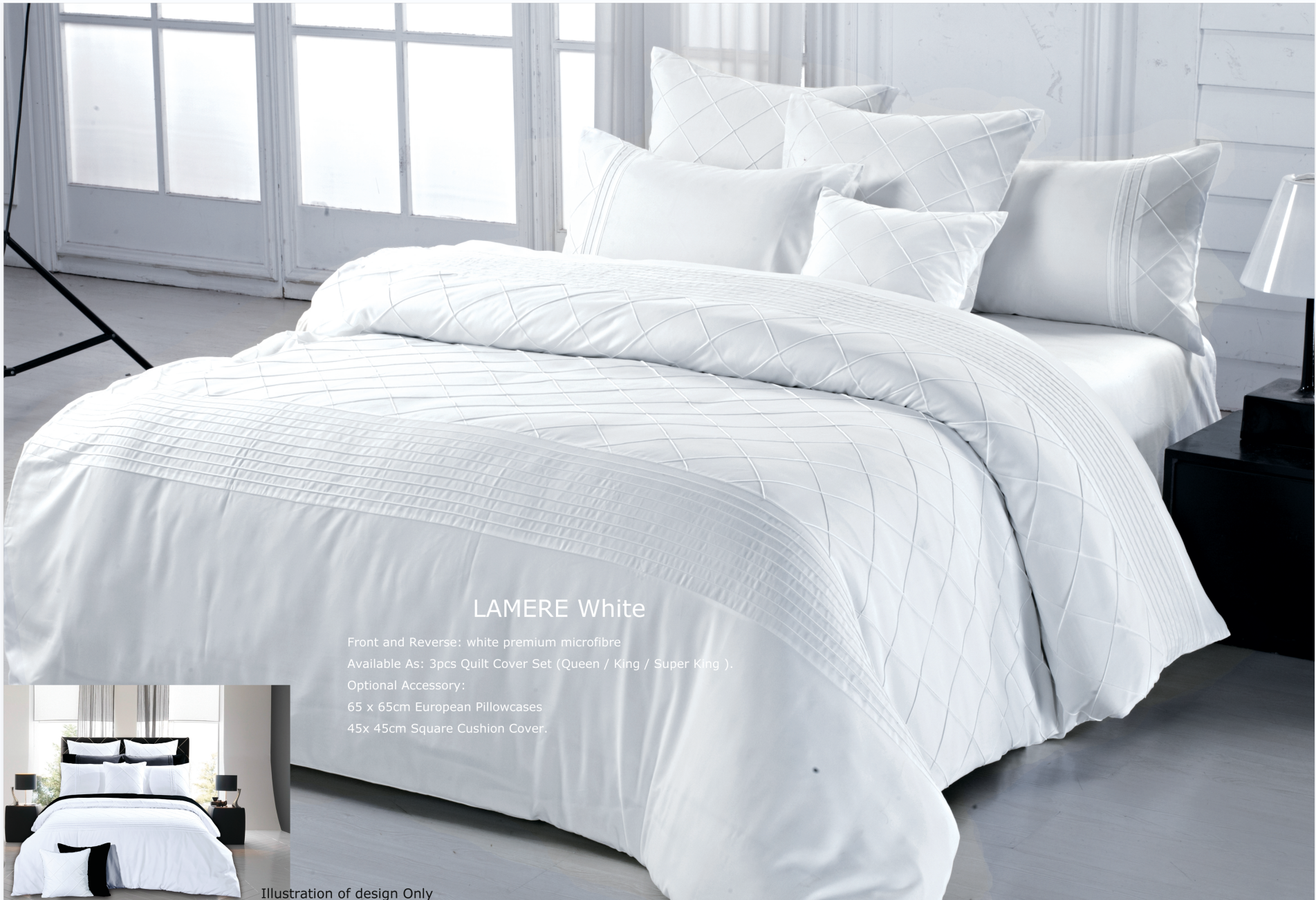 3 pc comforter set