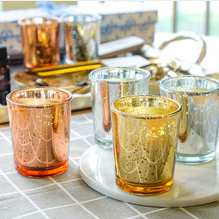Electroplated candle