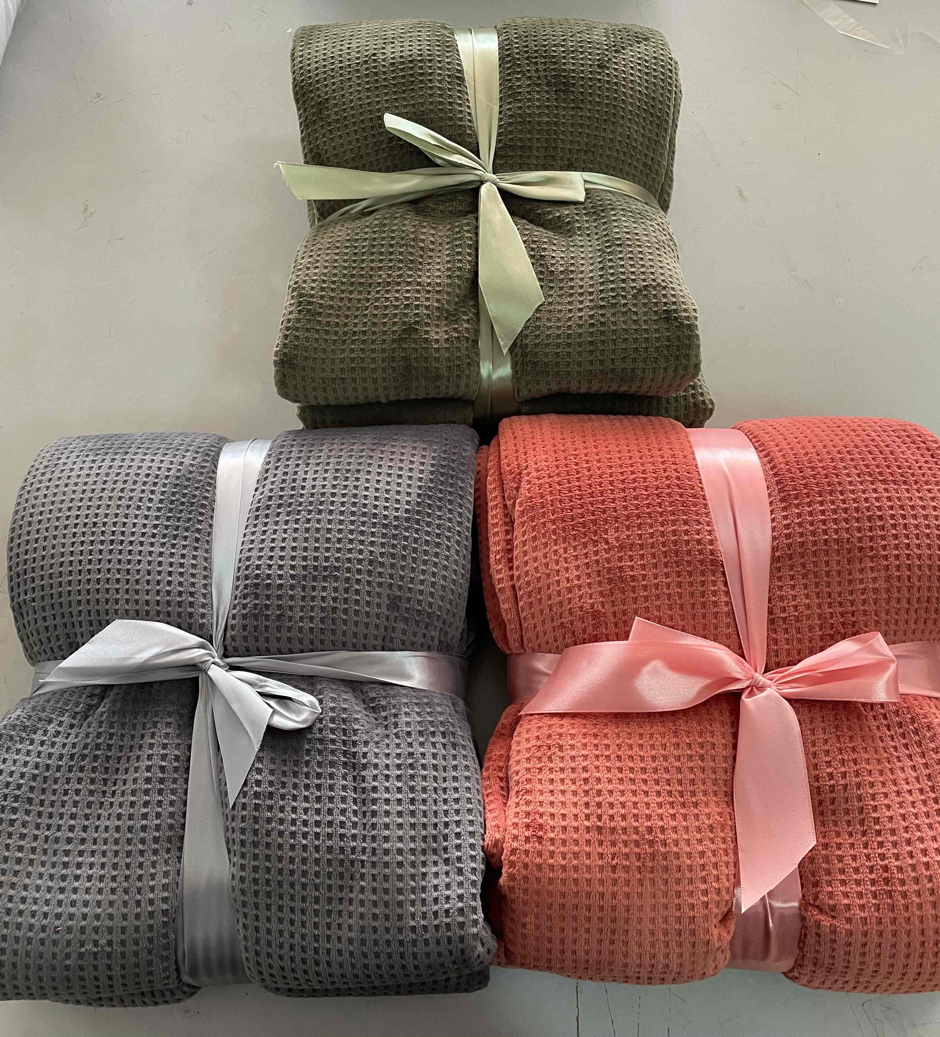Waffle Flannel Blanket
