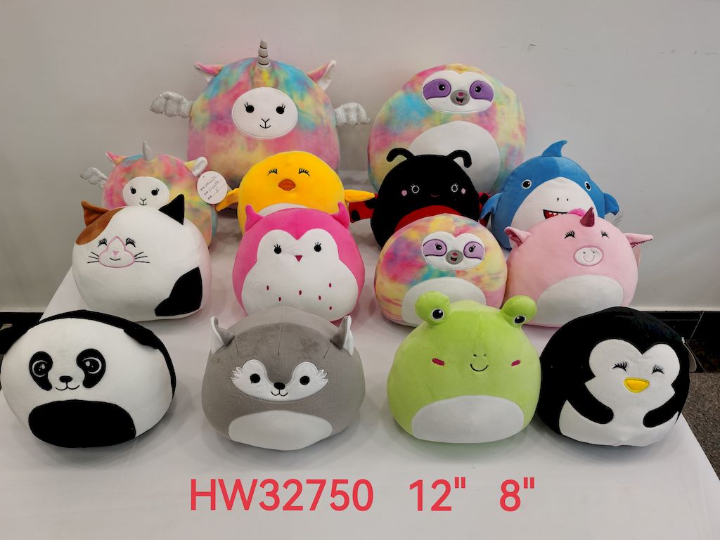 Spandex Soft Velboa Animal Shape Cushion