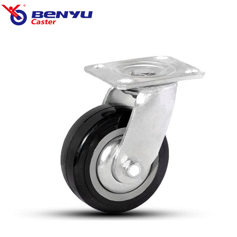 Heavy-duty Black TPU Polyurethane Caster