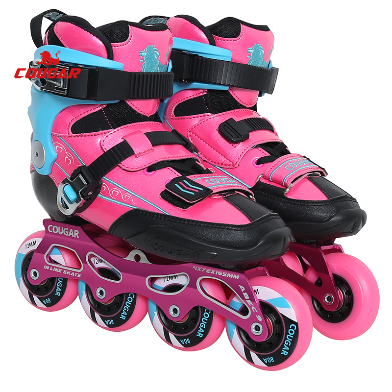 MZS511 carbon fiber slalom inline skates for kids