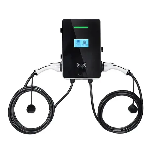 TARY22KW AC EV Charging Station Type 2 Double Socket Smart EV Charger 11kw*2 IEC62196 Level2 Wallbox