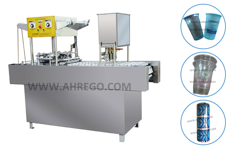 Plastsic cup water filling sealing machine