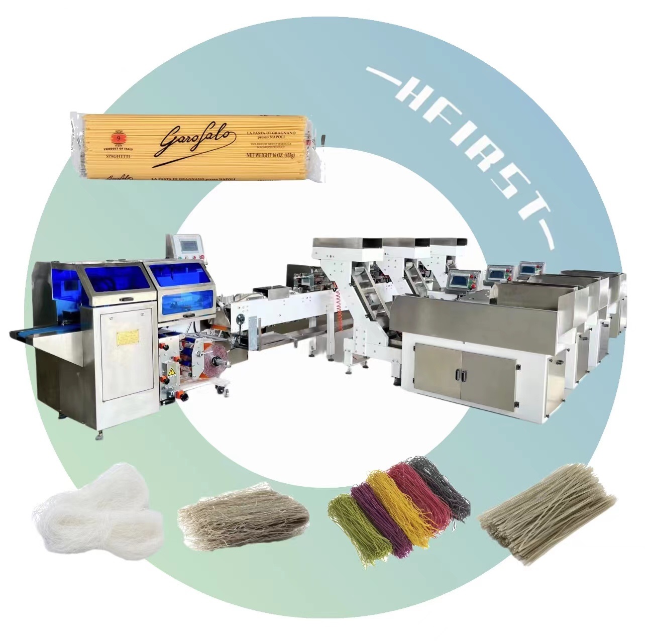 Spaghetti packing machine