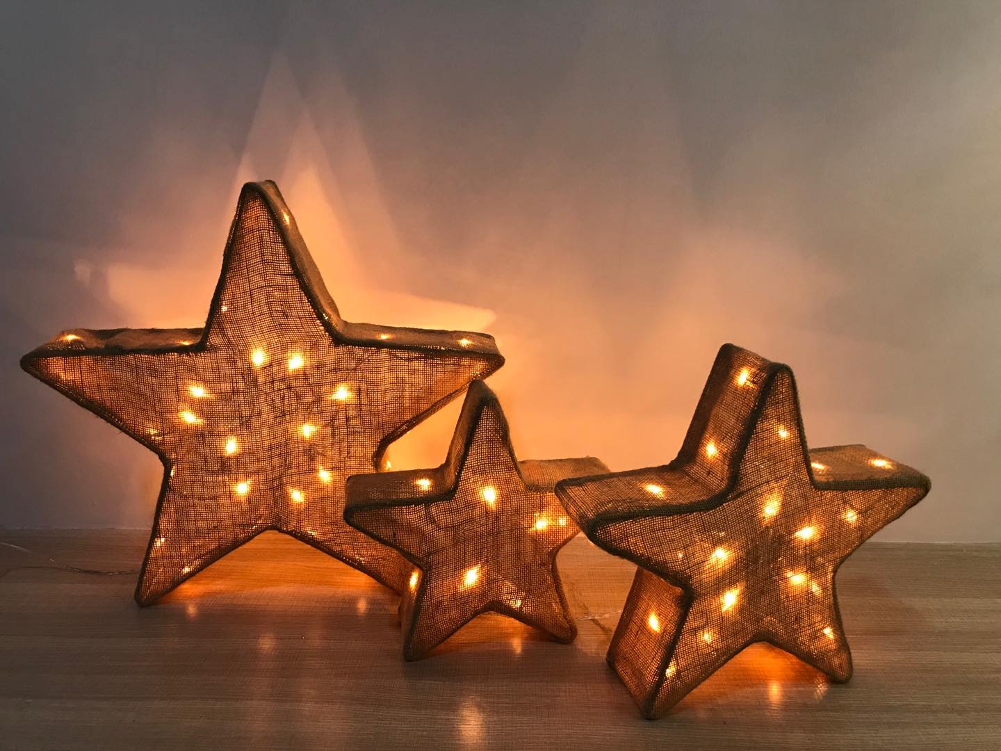 58l LED Metal Star Lights,