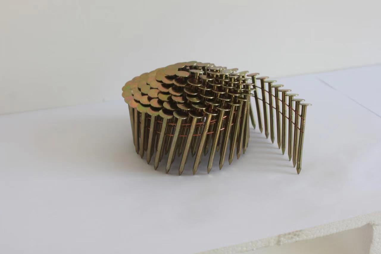 Roofing Coil Nail Wire Connection Galvanized Cap Volume Nail