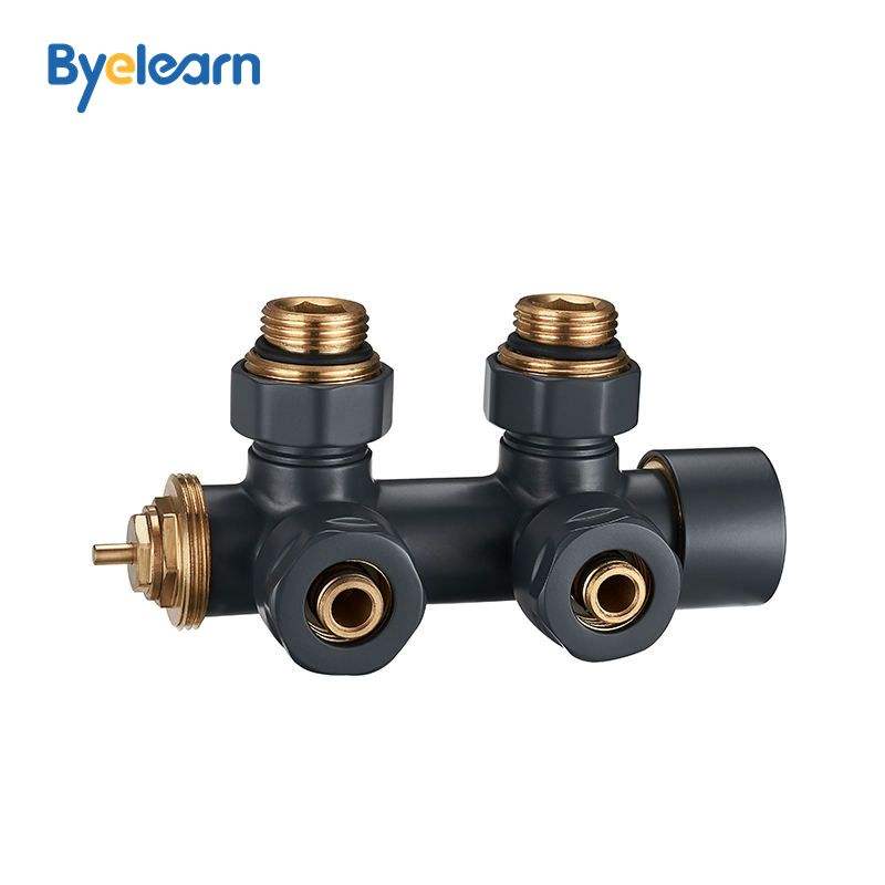 DN15 six way radiator valve plating Regular Brass Thermostatic Radiator Valve Thermostatic Valves
