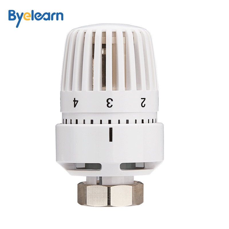 BAIYILUN hvac heating Room liquid sensor Thermostatic radiator valve trv connected thermostatic head