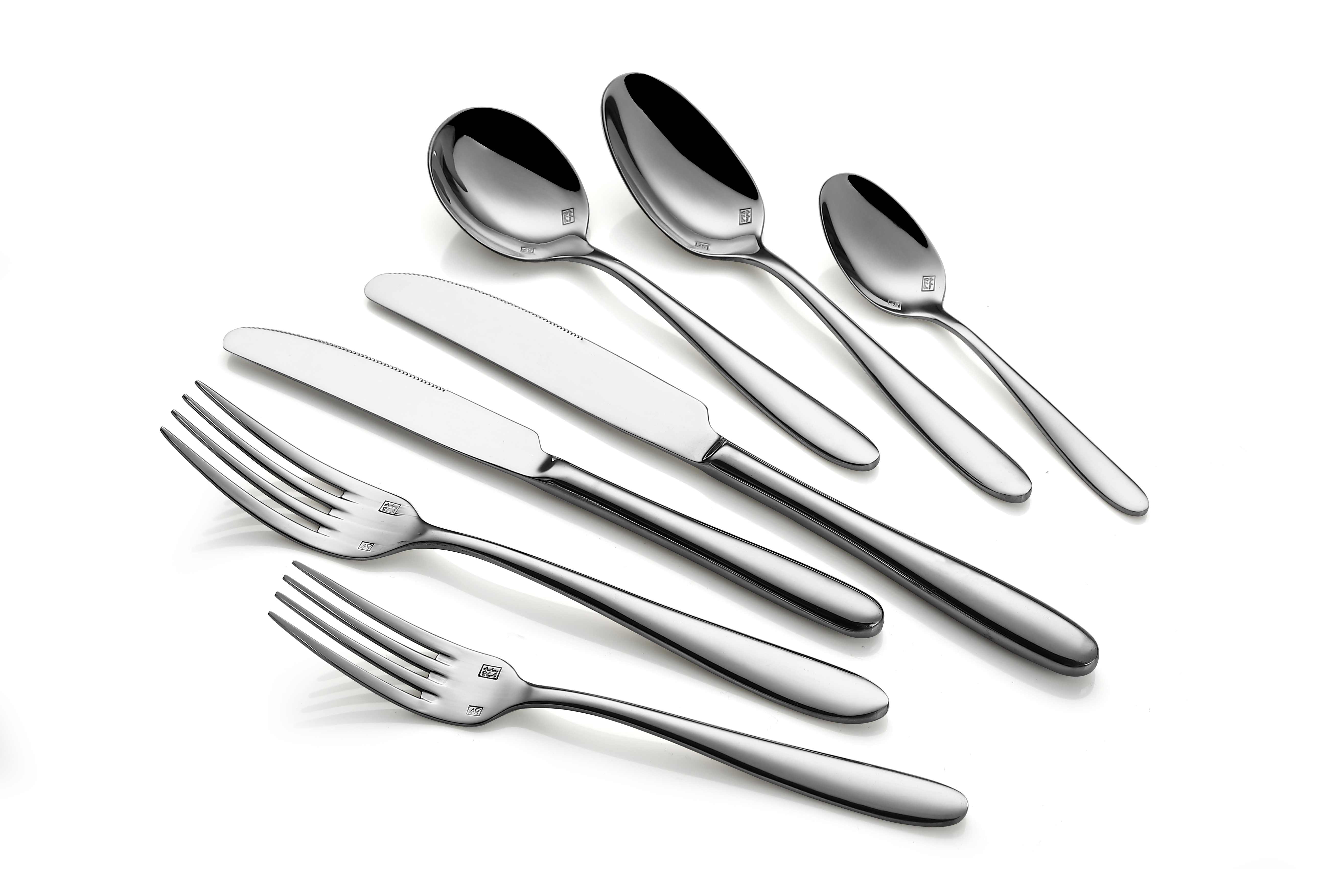 Stainless steel flatware