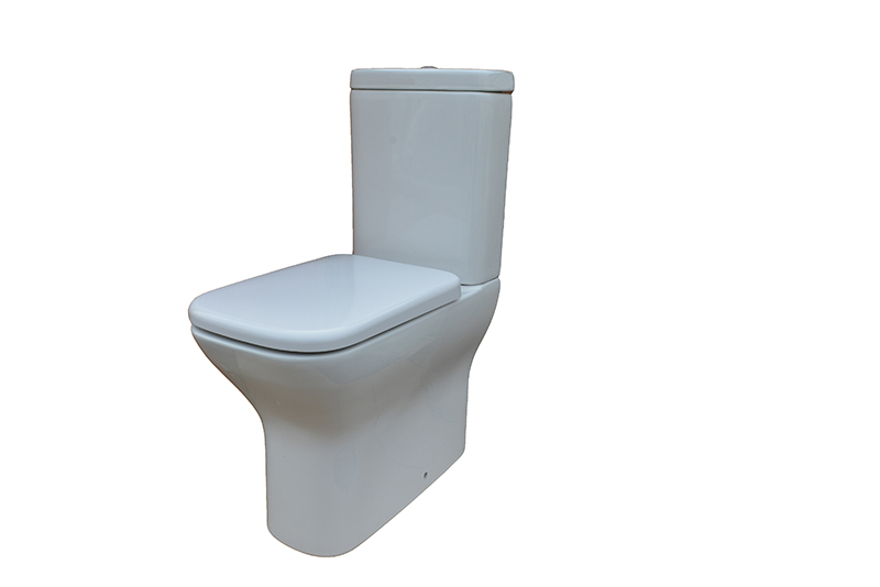 Two Piece Toilet With Wash Down System 180mm Rough In Ceramic Toilet Bathroom Toilet