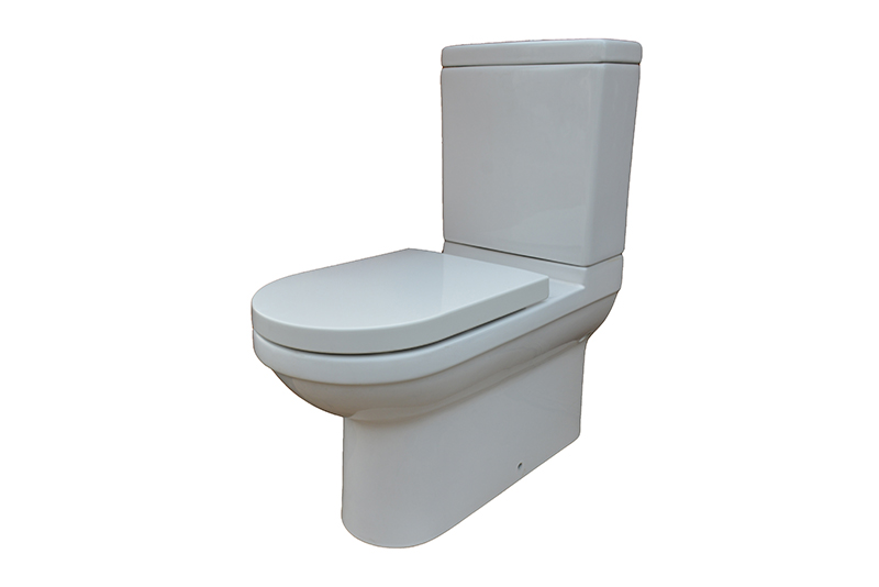 Two Piece Toilet With Wash Down System 180mm Rough In Ceramic Toilet Bathroom Toilet