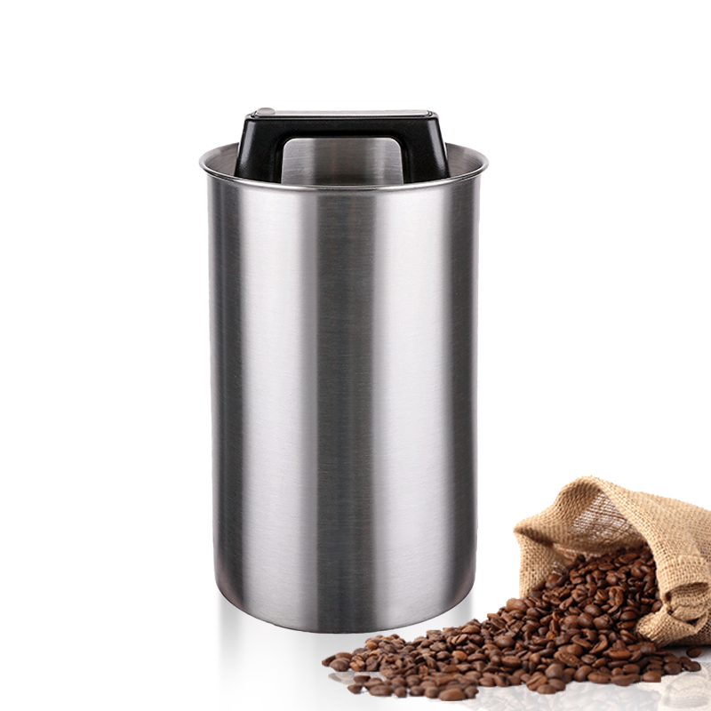 Stainless steel food storage jar