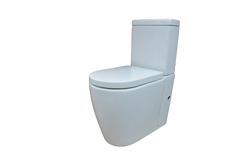 Two Piece Toilet With Wash Down System 180mm Rough In Ceramic Toilet Bathroom Toilet