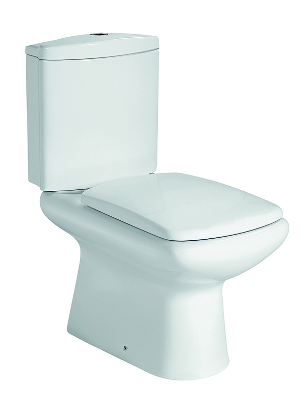 Two Piece Toilet With Wash Down System 180mm Rough In Ceramic Toilet Bathroom Toilet